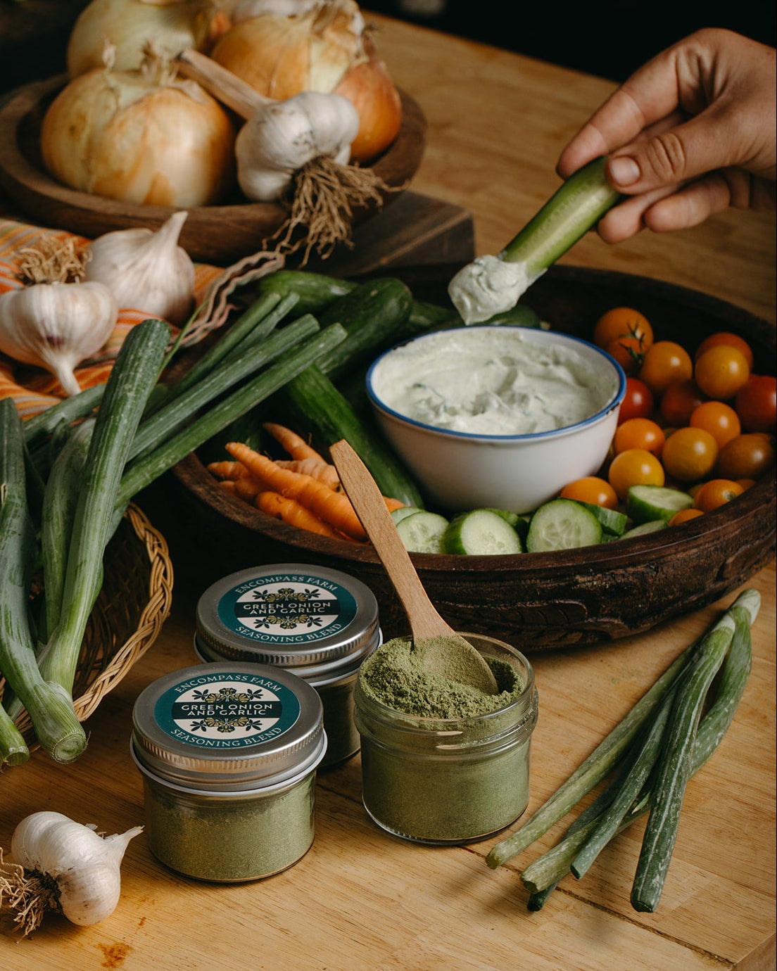 Green Onion Garlic Seasoning Blend