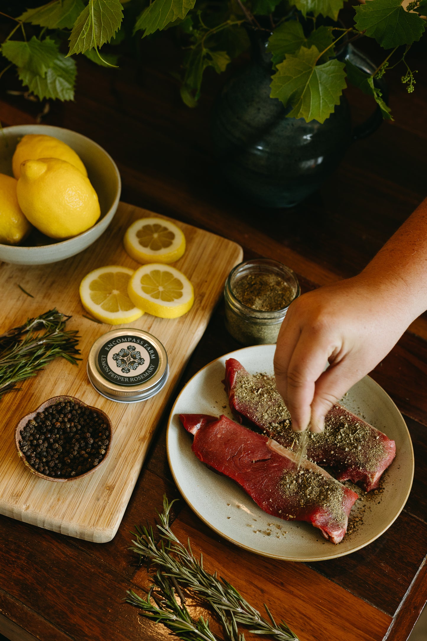 Lemon Pepper Rosemary Seasoning Blend
