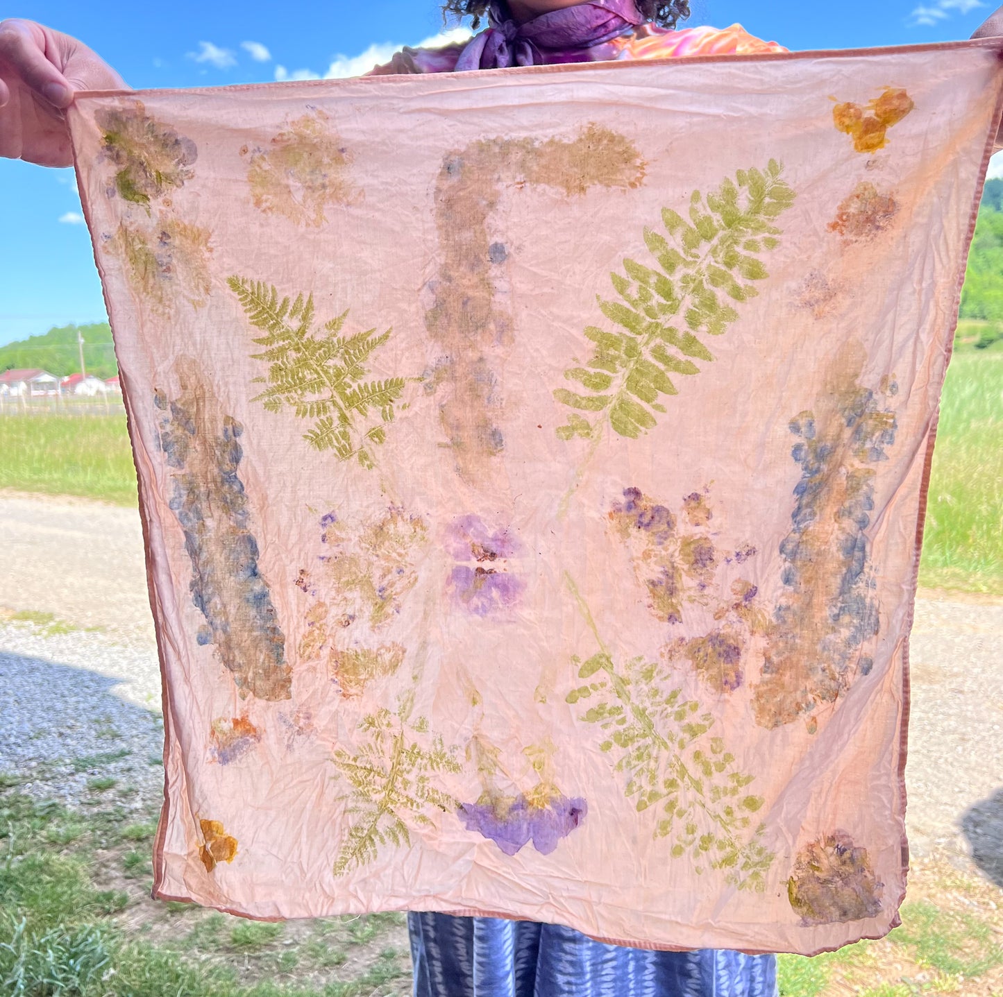 BLOOMS & BANDANAS: Naturally Dye Plant Fibers Saturday July 25th, '26