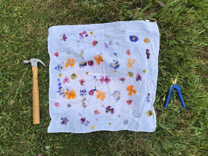 BLOOMS & BANDANAS: Naturally Dye Plant Fibers Saturday July 25th, '26