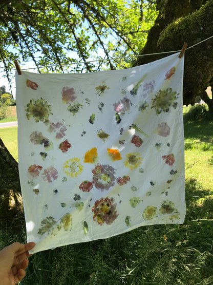 BLOOMS & BANDANAS: Naturally Dye Plant Fibers Saturday July 25th, '26